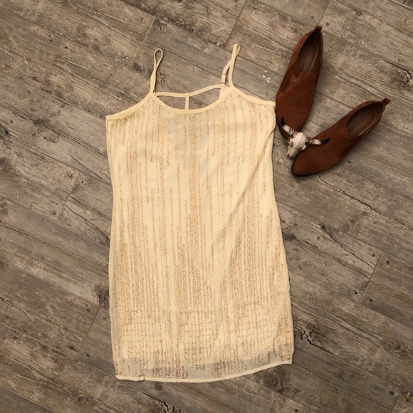 Sequined party dress with strappy detail on back - Picture 12 of 13